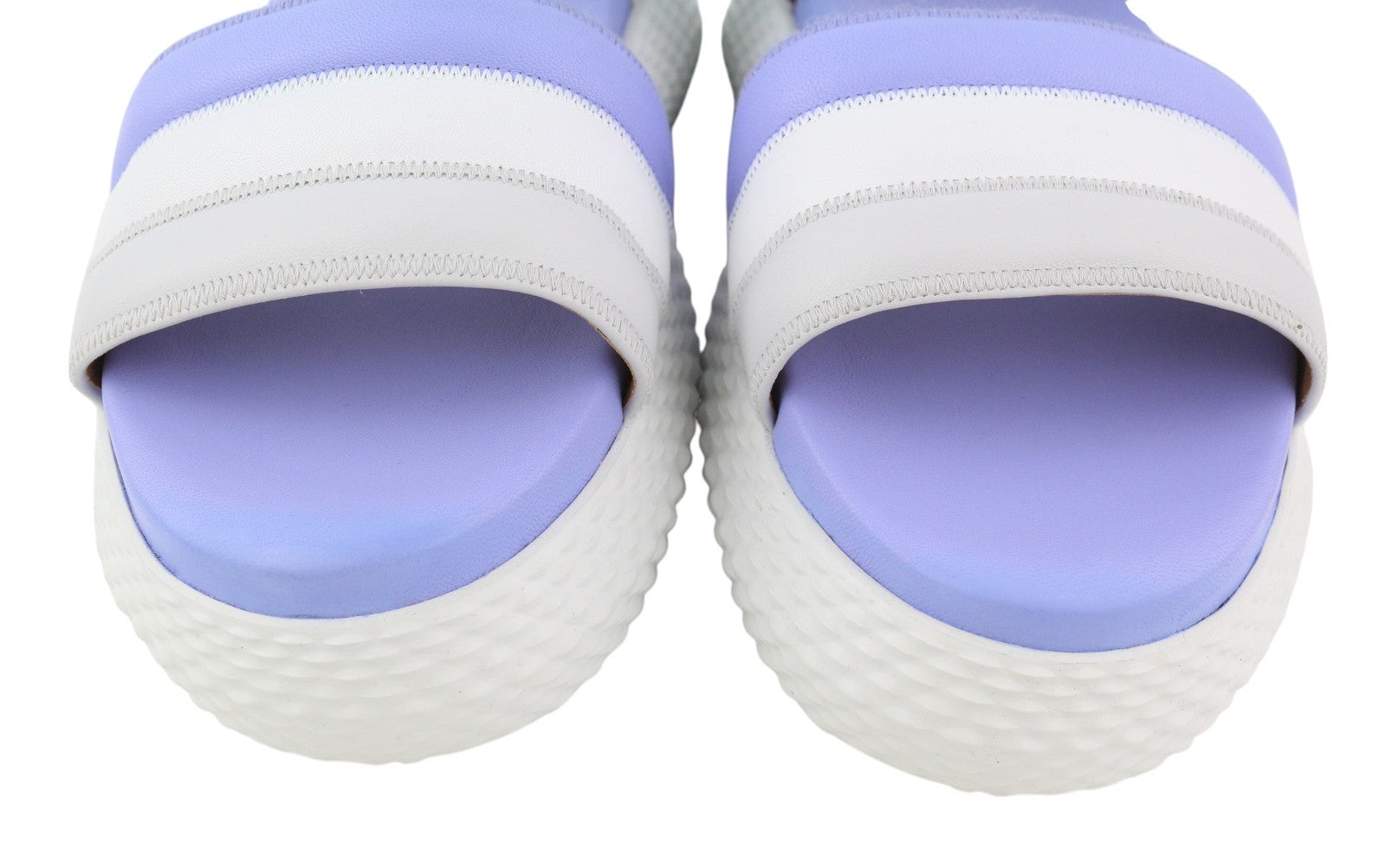 EMPORIO ARMANI X3U095 Women Sandals EU37 Purple Platform RRP329