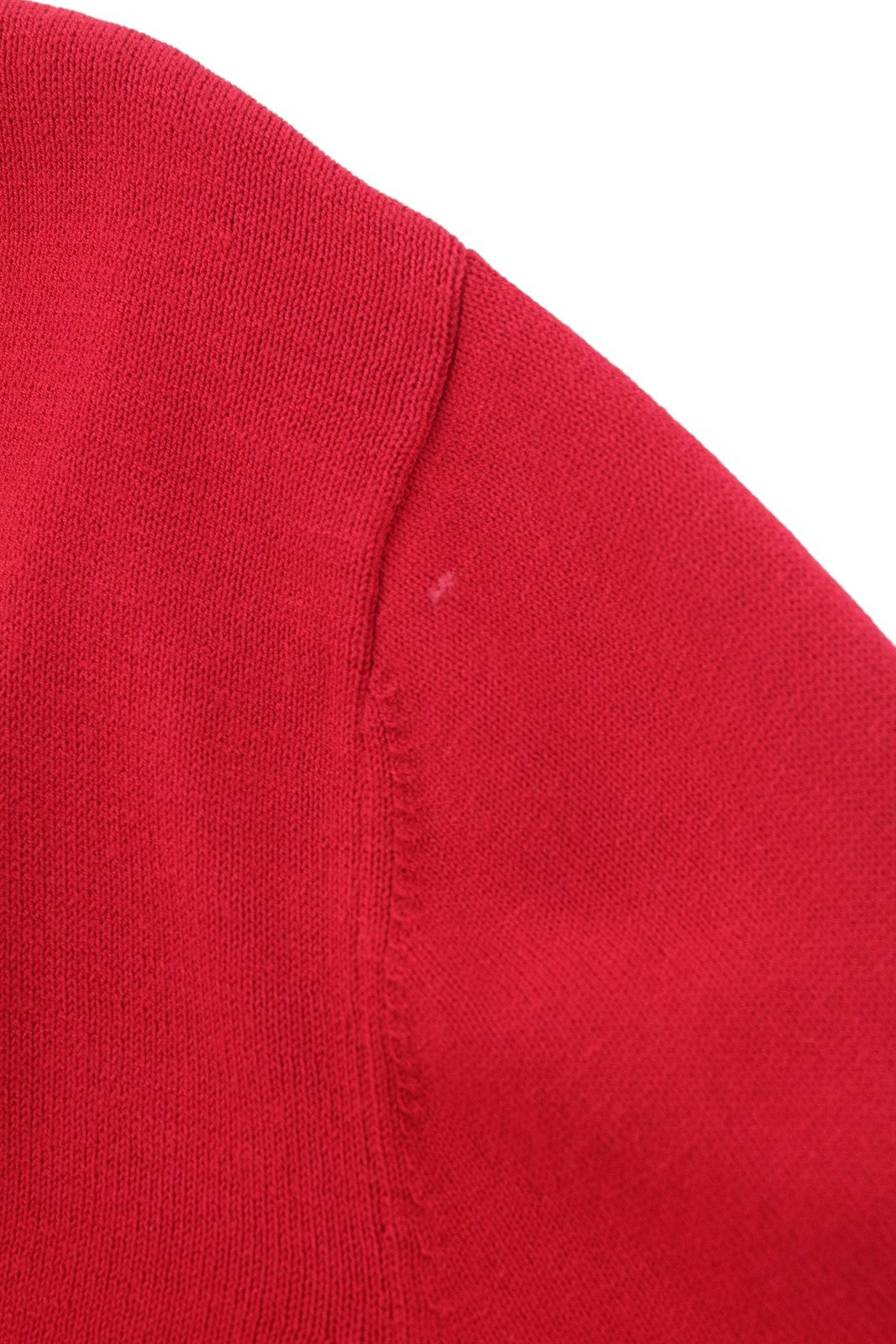 DESIGUAL Esopo Women Jumper XL Red Shiny Lip Print Tight-Knit Pullover