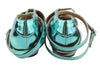 Blue Leather Flats