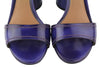 Purple Leather Heels