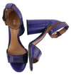Purple Leather Heels