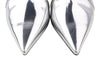 Silver Leather Heels