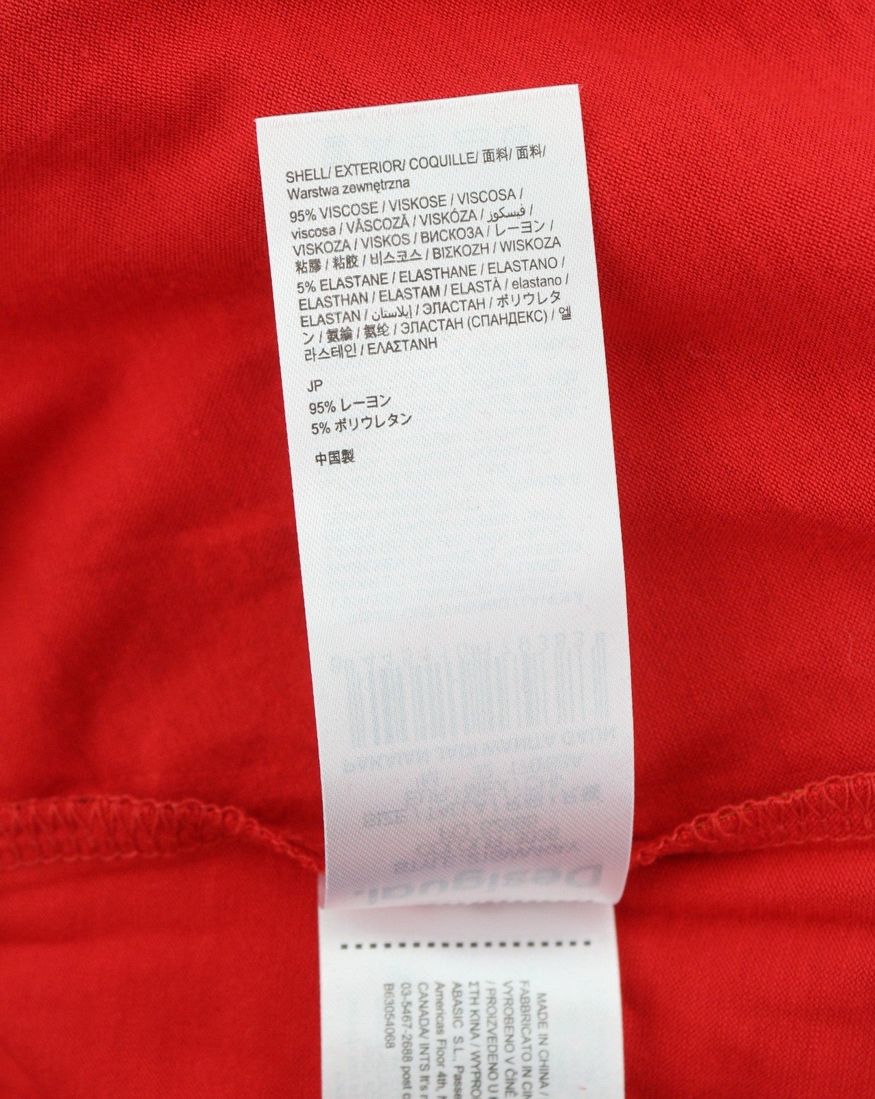 DESIGUAL x Disney Mickey Women Dress M Red Short Sleeve T-Shirt Type Knee-Length