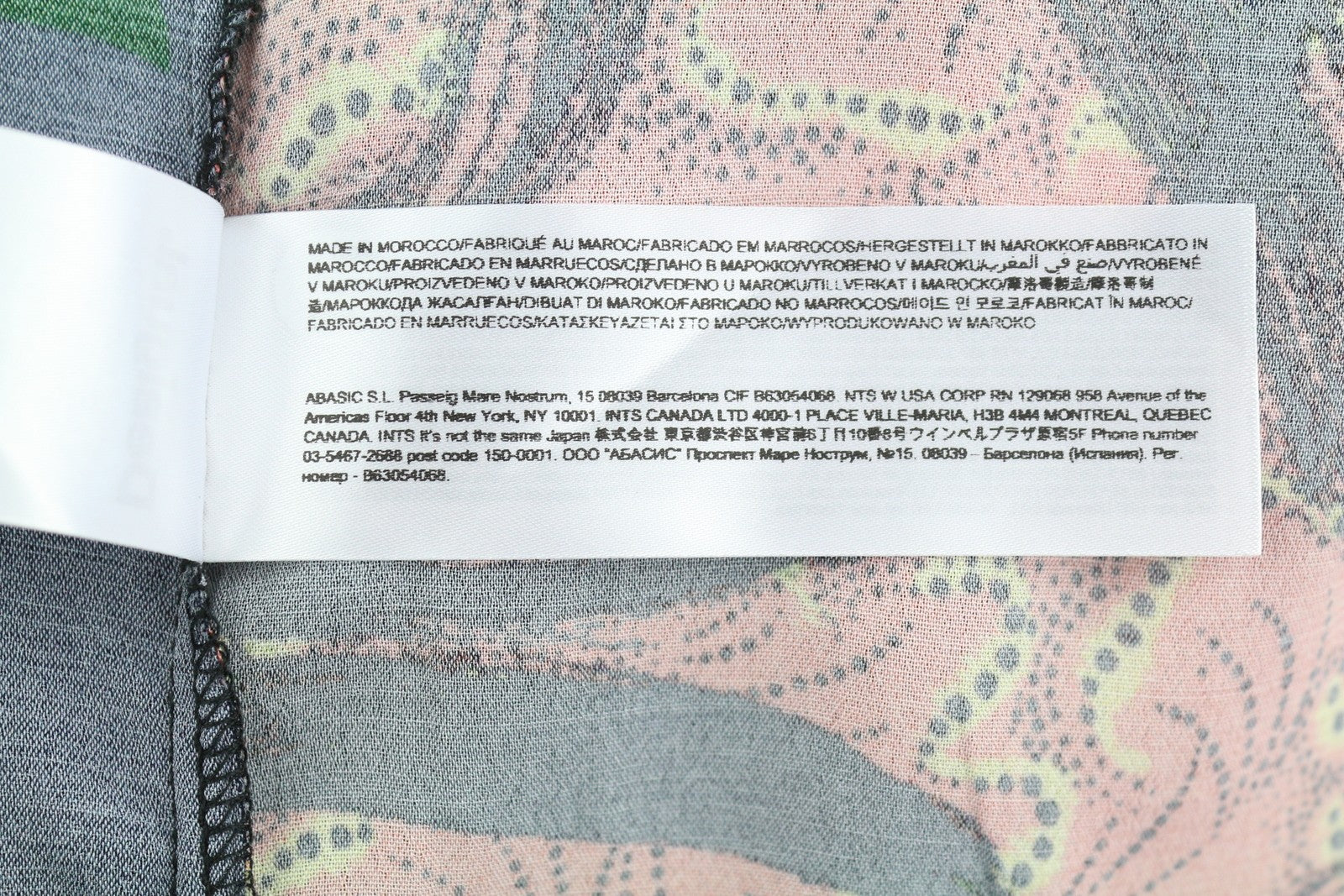 DESIGUAL Jenica Women Blouse L Colourful Ethnic Button Roll-Up 3/4 Sleeves