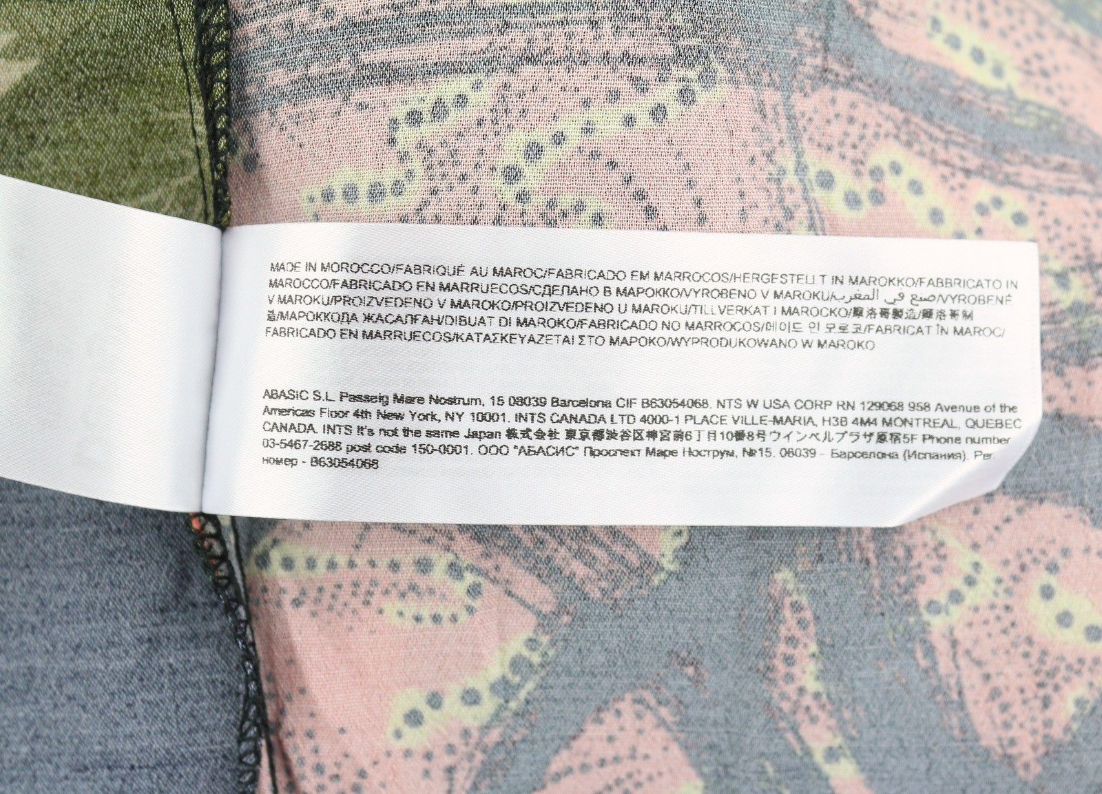 DESIGUAL Jenica Women Blouse 2XL Colourful Ethnic Print Roll Up 3/4 Sleeve