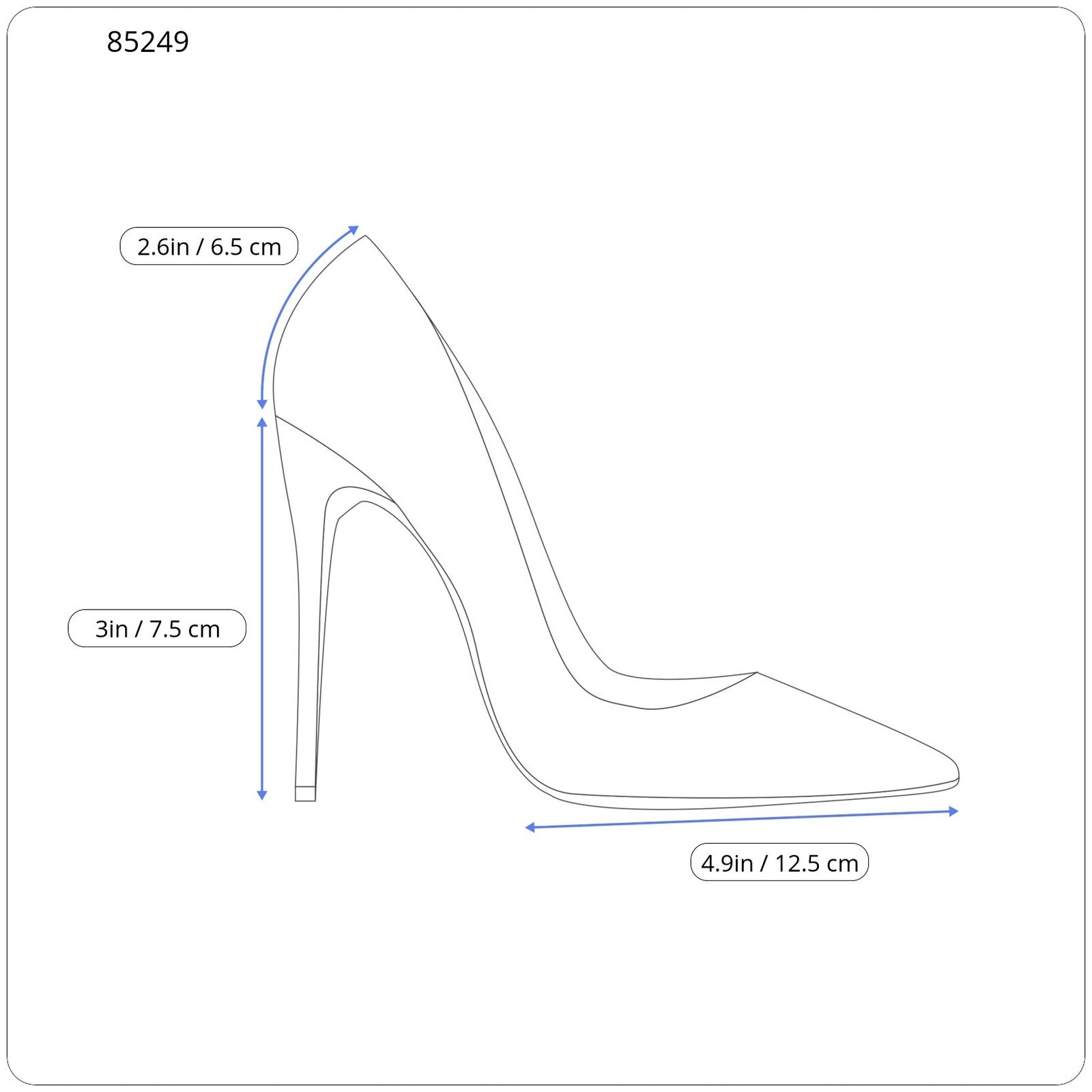 EMPORIO ARMANI Women Heels EU37 Pink Leather Square Toe Slip On