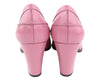 Pink Leather Heels