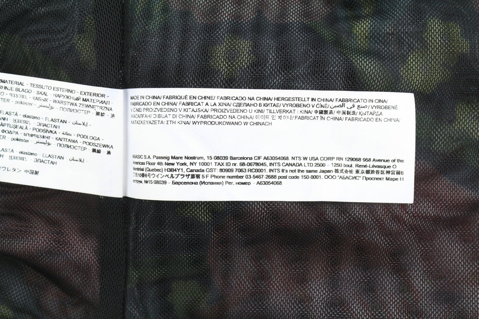 DESIGUAL Sally Women Bodysuit L Long Sleeve Flower Print Slim Fit Mesh