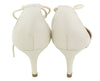 White Leather Heels