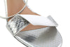 Silver Leather Heels