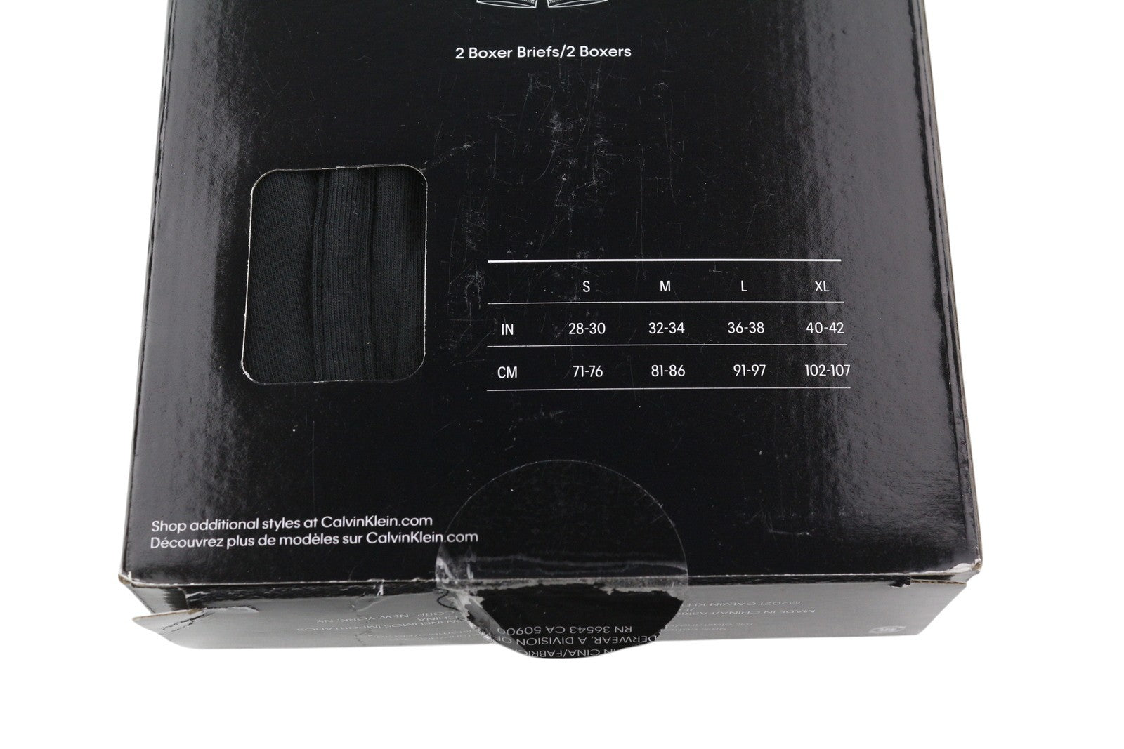 CALVIN KLEIN Men Underwear L Boxer Brief Body Fit Cotton Stretch 2 Pack