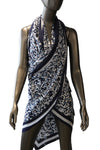 Blue Viscose Scarf