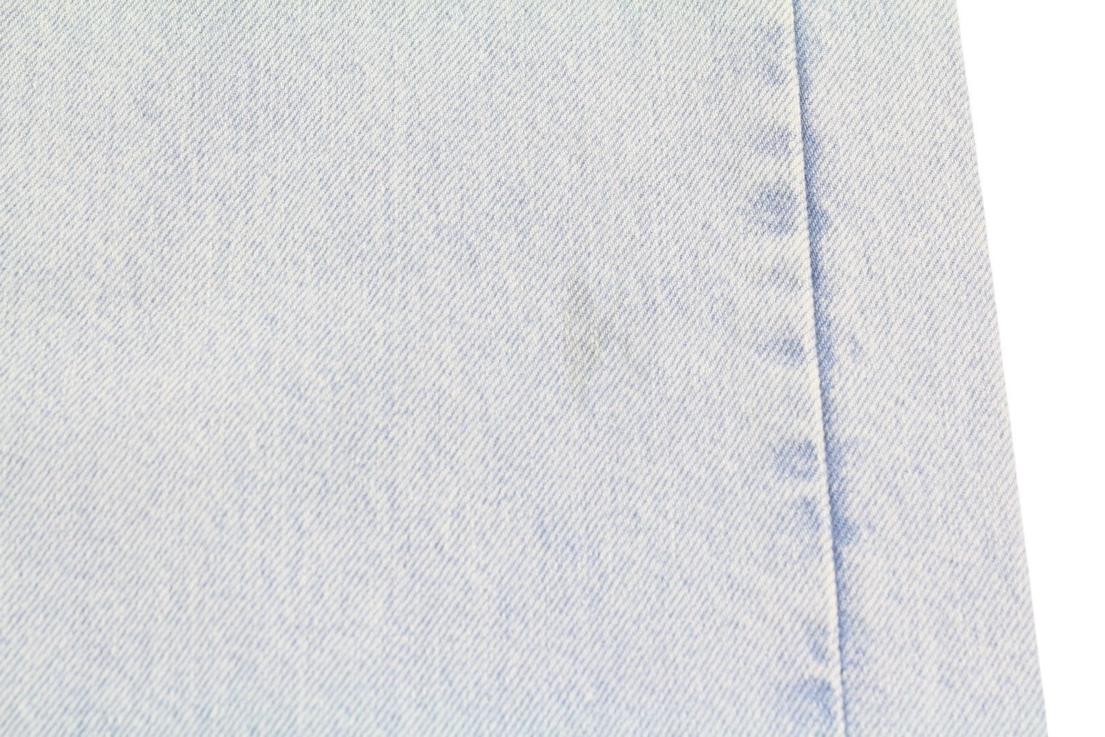 CALVIN KLEIN 90s Straight Men Jeans W32 Light Blue Washed Zipper Denim