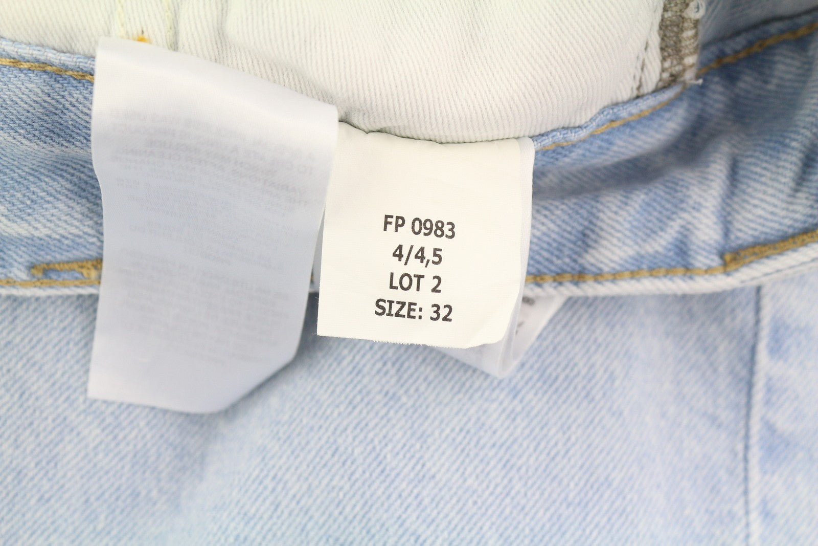 CALVIN KLEIN 90s Loose Men Jeans W32 Light Blue Faded Pleated Zip Denim