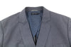 Blue Cotton Blazer
