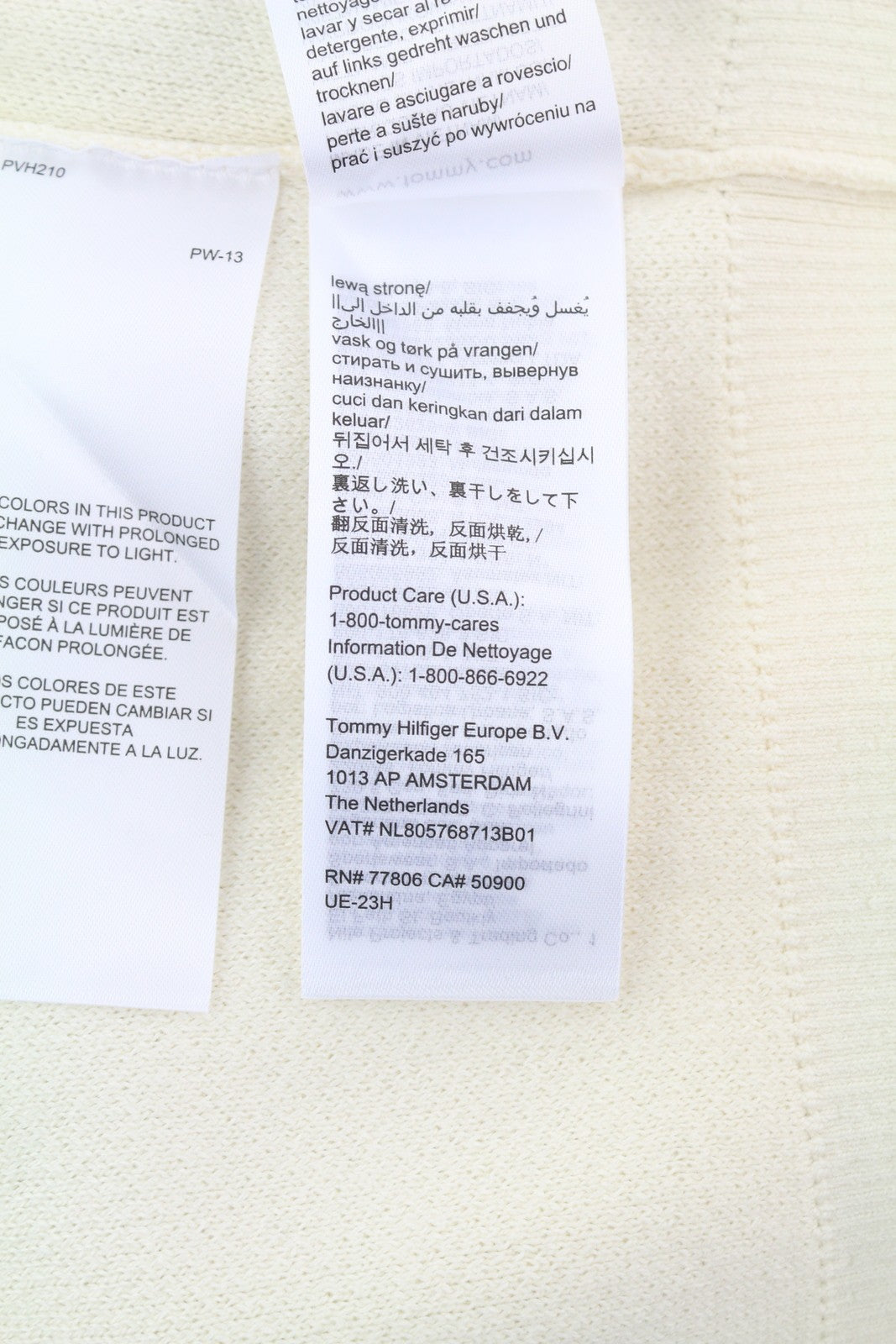 TOMMY HILFIGER Monotype Colourblock Crew Neck Men Jumper L Knit RRP139