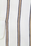 Blazer Stripe Linen Straight