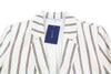 Blazer Stripe Linen Straight