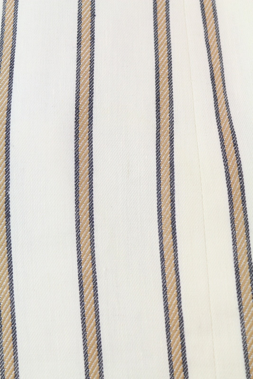 GANT Stripe Linen Straight Women Blazer EU38 Off-White Linen Blend Notch