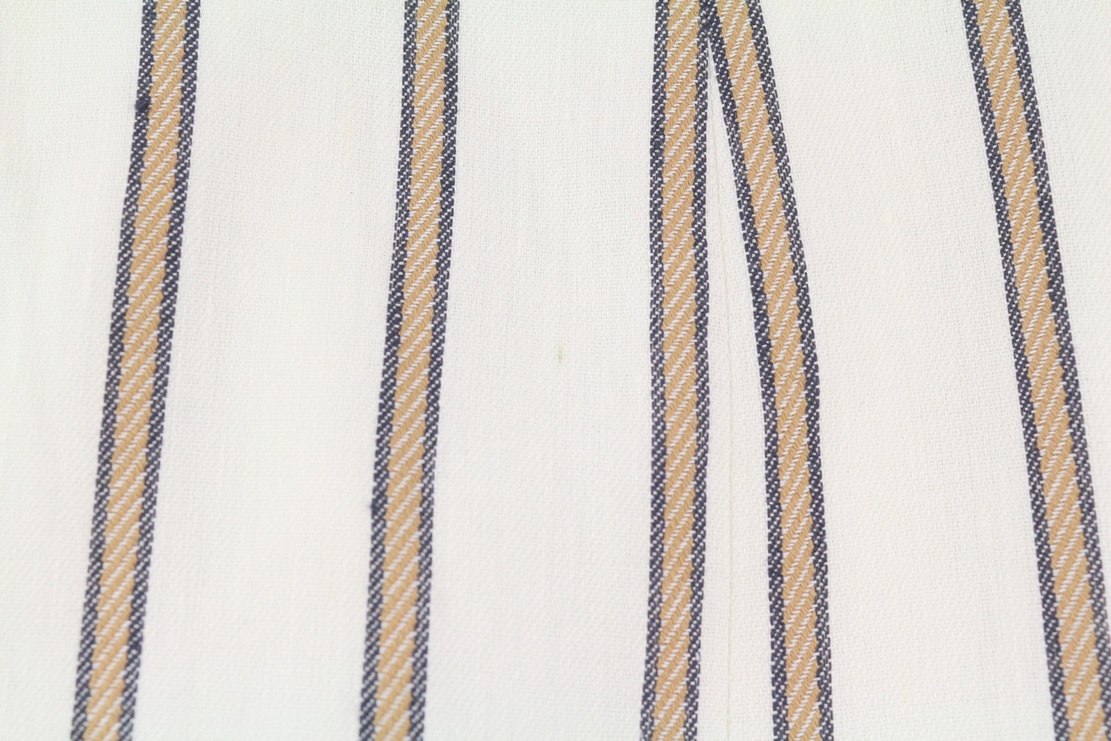 GANT Stripe Linen Straight Women Blazer EU38 Off-White Linen Blend Notch