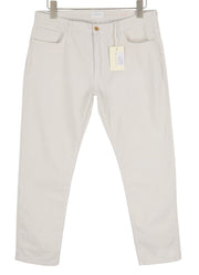 GANT Rugger The Cordster Women Trousers W31/L34 Ivory Cord Zip Ankle