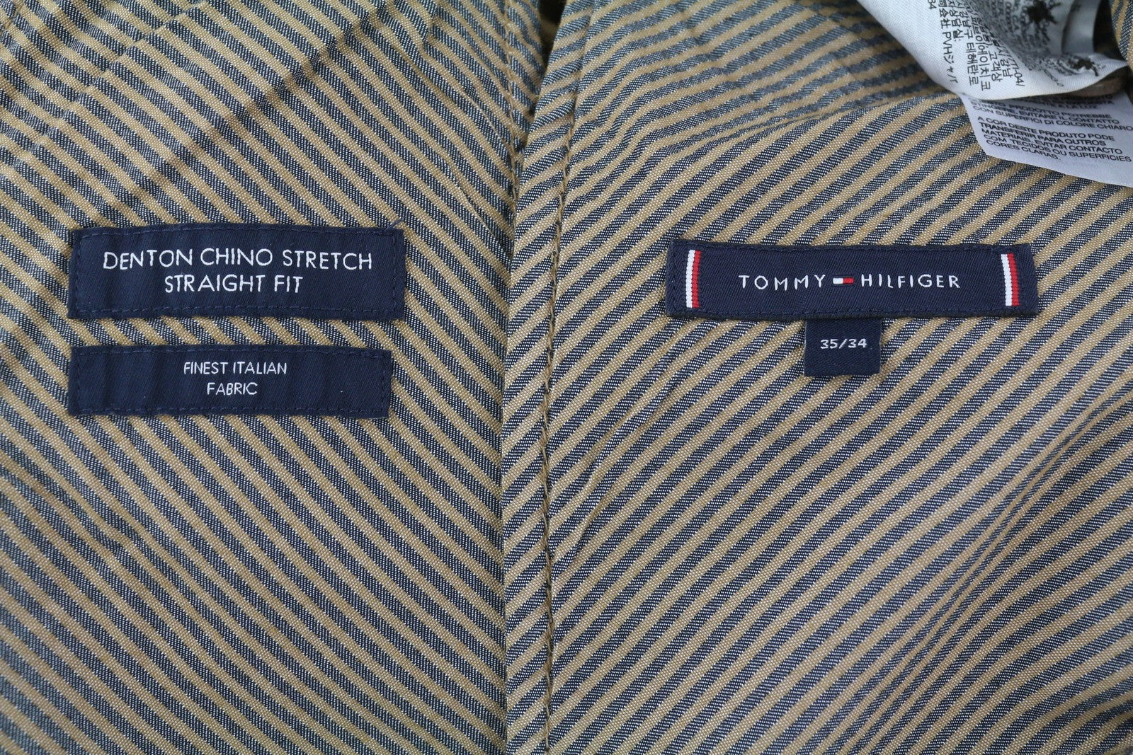 TOMMY HILFIGER Denton Chino Corduroy Men Trousers W35/L34 Straight RRP139