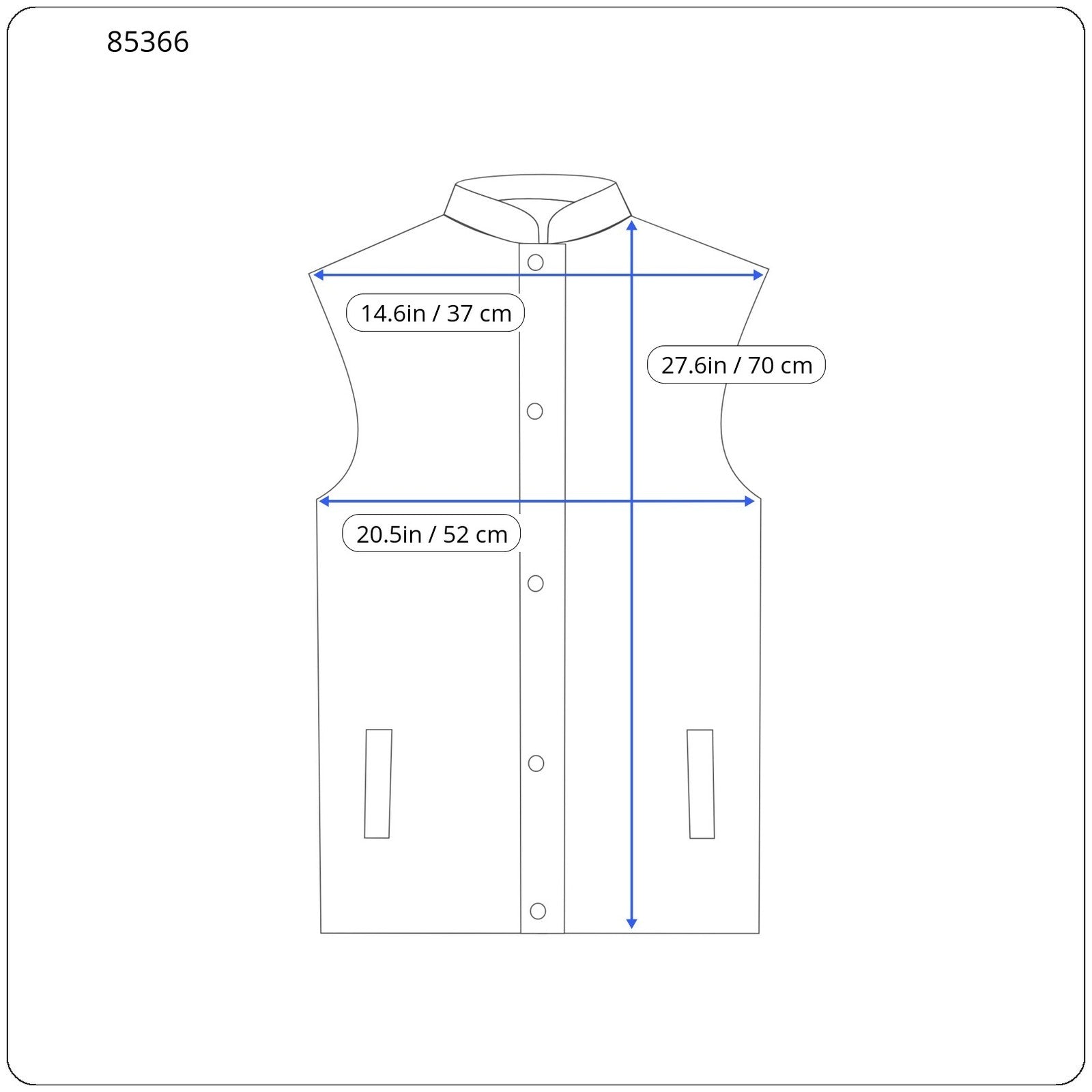ANTONY MORATO Men Waistcoat L Dark Blue Double-Breasted Lined Vest