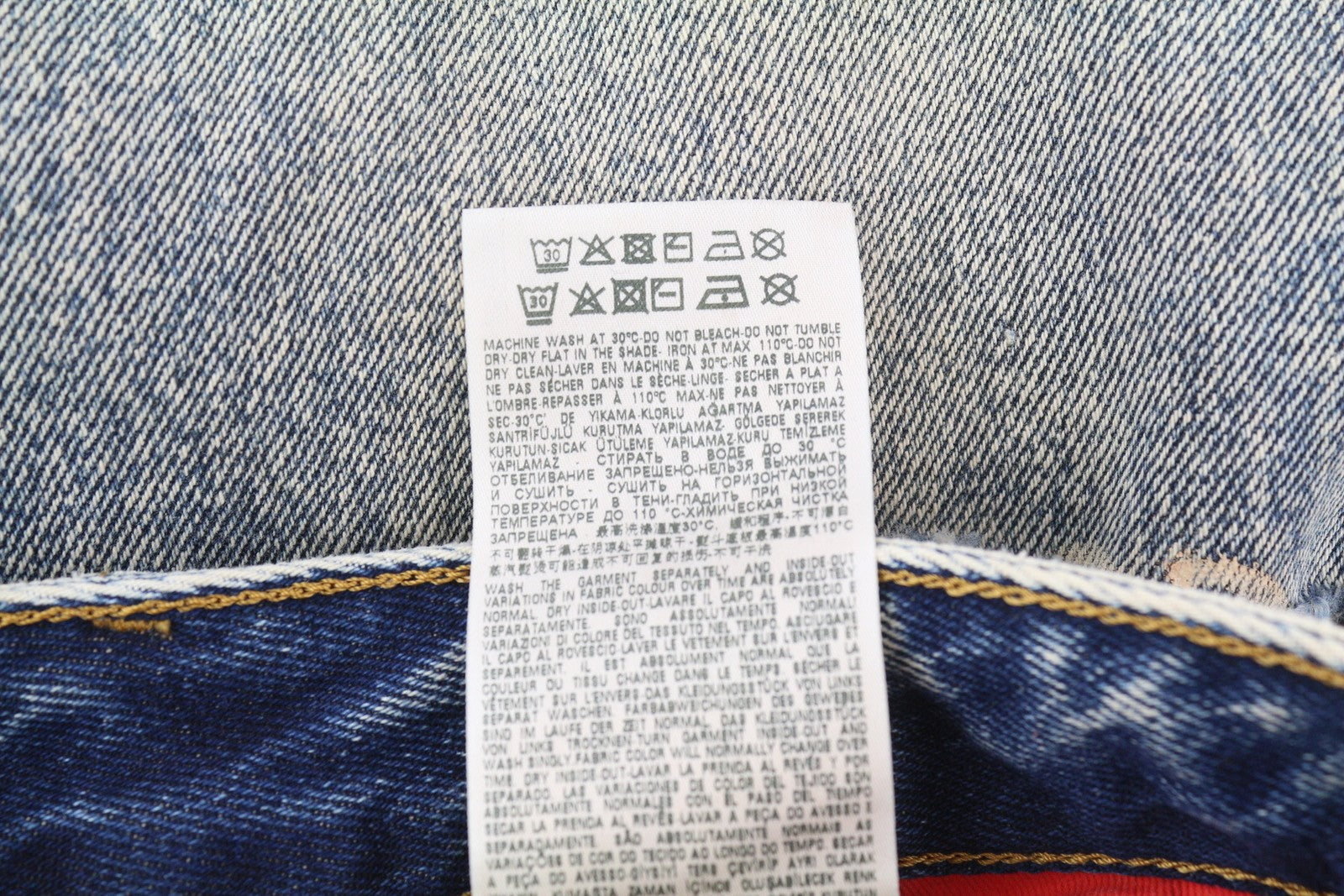 DIESEL 1955 09E10 Men Jeans W31/L32 Blue Straight Fit Distressed RRP375