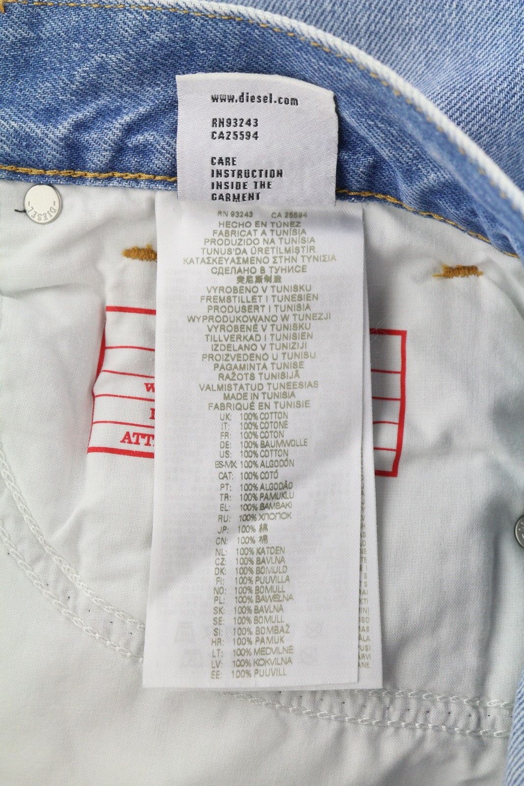 DIESEL 1995 D-Sark 09I29 Men Jeans W31/L32 Blue Slim Straight Washed RRP246