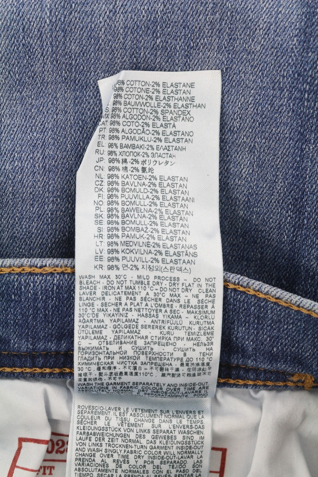 DIESEL 2023 D-Finitive 0GRDP Men Jeans W31/L32 Regular Tapered Mid Waist