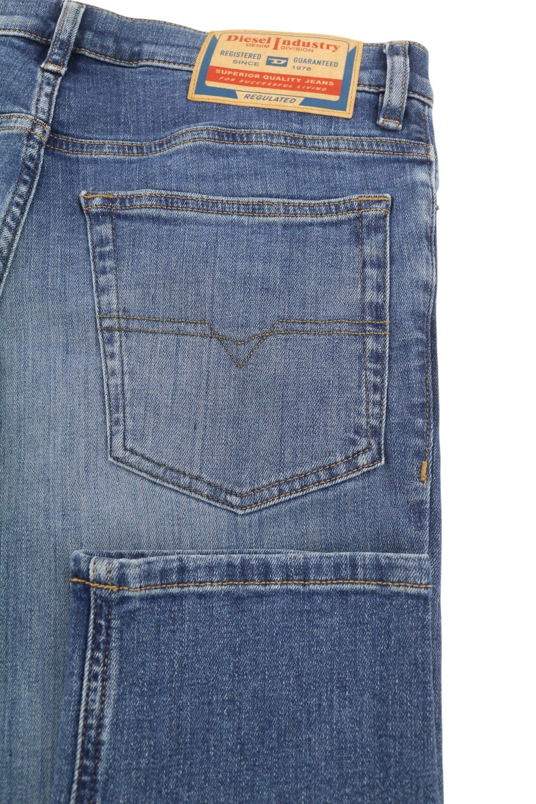 DIESEL 2023 D-Finitive 0GRDP Men Jeans W31/L32 Regular Tapered Mid Waist