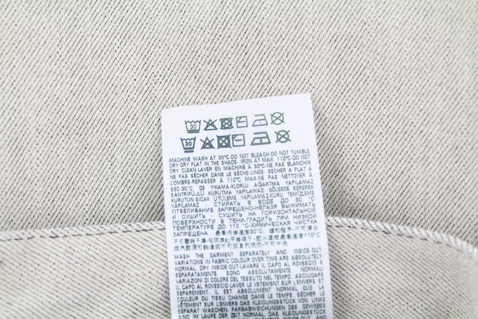 DIESEL 1995 09C86 Men Jeans W31/L32 Grey Faded Slim Straight Button RRP195