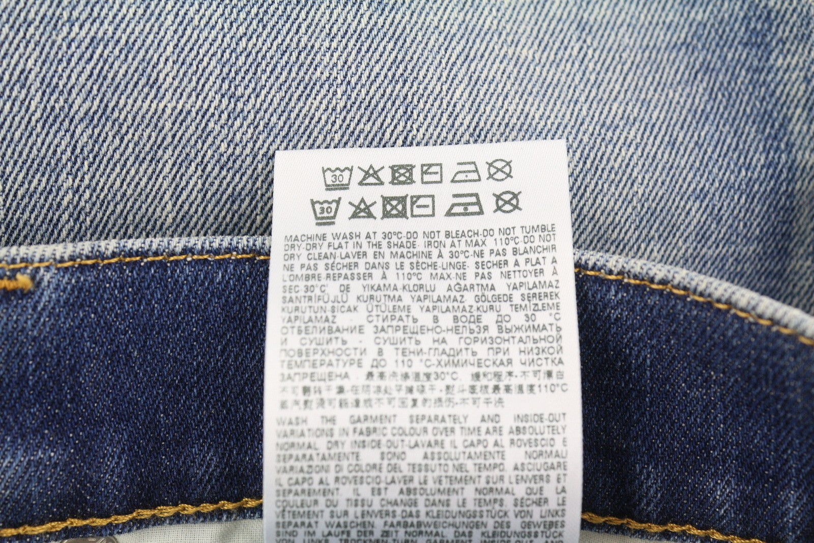 DIESEL 2019 D-Strukt 09C87 Men Jeans W30/L32 Blue Slim Fit Distressed RRP189