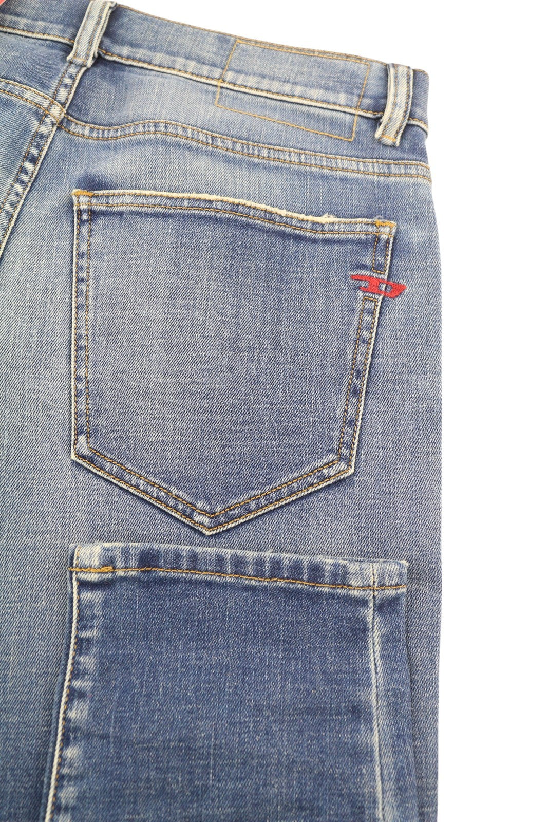 DIESEL 2019 D-Strukt 09C87 Men Jeans W30/L32 Blue Slim Fit Distressed RRP189