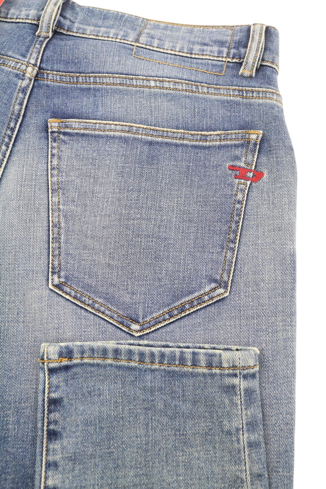 DIESEL 2019 D-Strukt 09C87 Men Slim Jeans W31/L34 Distress Blue RRP189