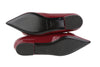 Burgundy Leather Flats