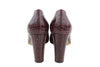 Burgundy Leather Heels
