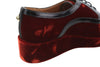 Burgundy Other Fabric Shoes