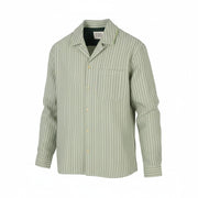 SCOTCH & SODA Men Shirt L Green Pinstriped Thick Button-Up Patch Pocket