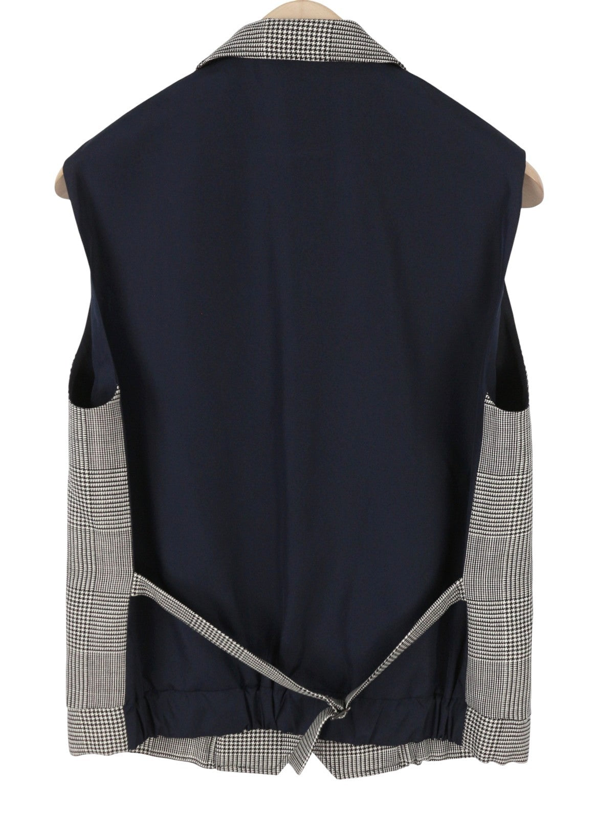 SCOTCH & SODA Men Waistcoat M Houndstooth Button-Up Notch Lapel Vest