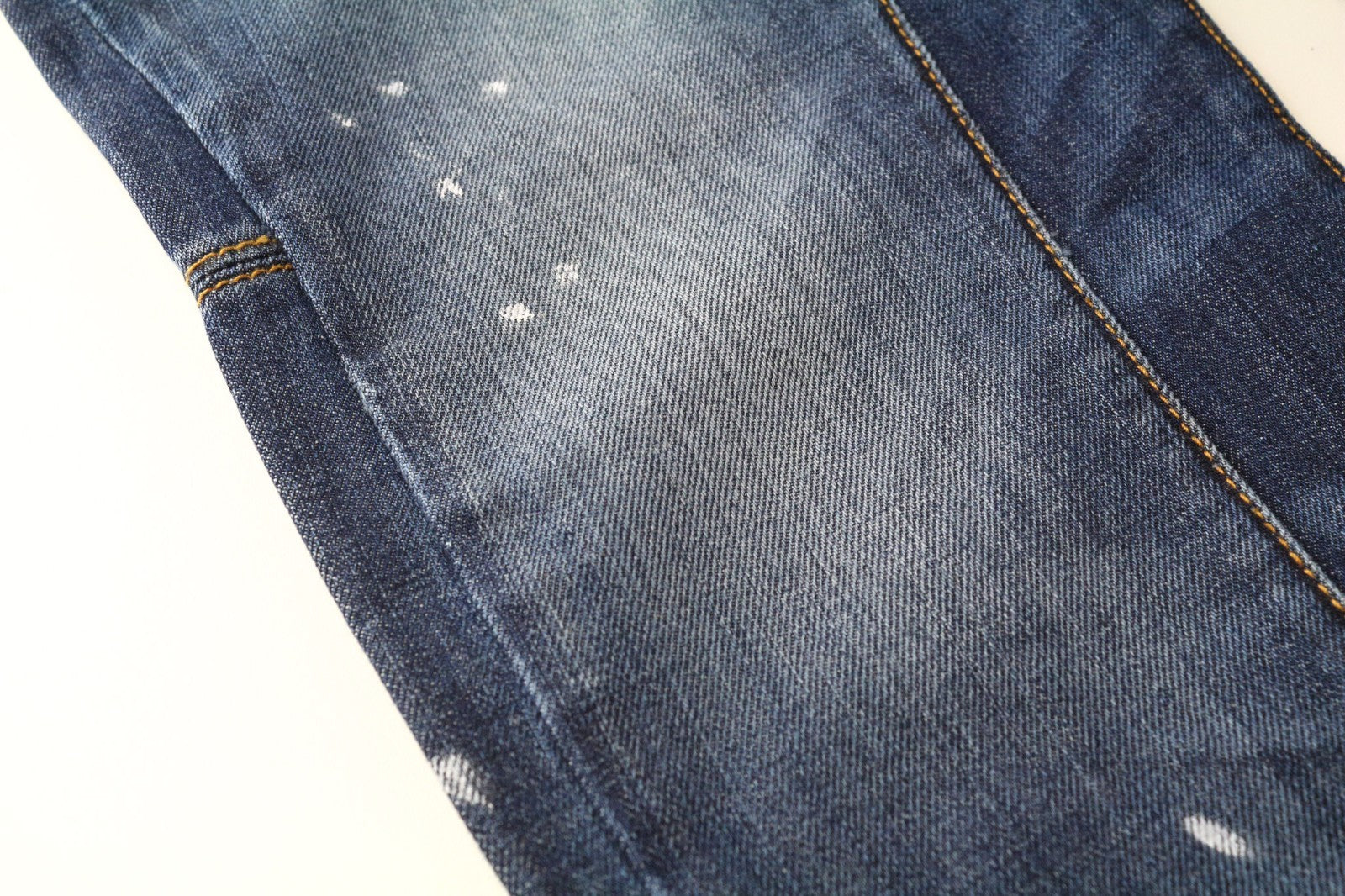 TAKESHY KUROSAWA TK55P vyriški džinsai W30 mėlyni, siaurėjantys, apdriskę, sagomis 