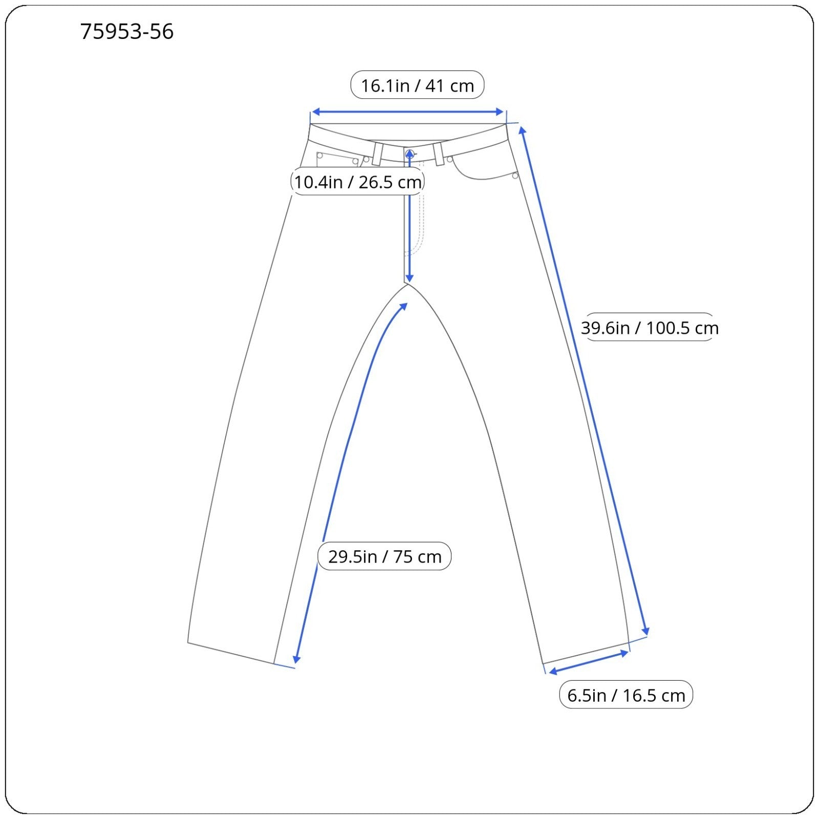 TAKESHY KUROSAWA TK55P vyriški džinsai W30 mėlyni, siaurėjantys, apdriskę, sagomis 