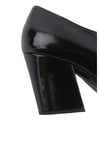 Black Leather Heels