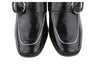 Black Leather Heels