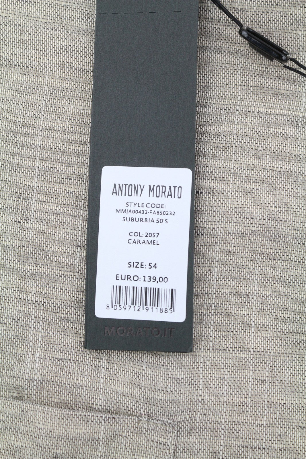 ANTONY MORATO Men Blazer 2XL Light Brown Notch Lapel Single Button Unlined