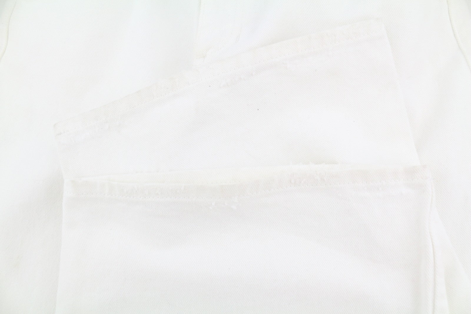 SANDRO Galina Women Jeans 36 S White Double High Rise Straight Fit RRP340