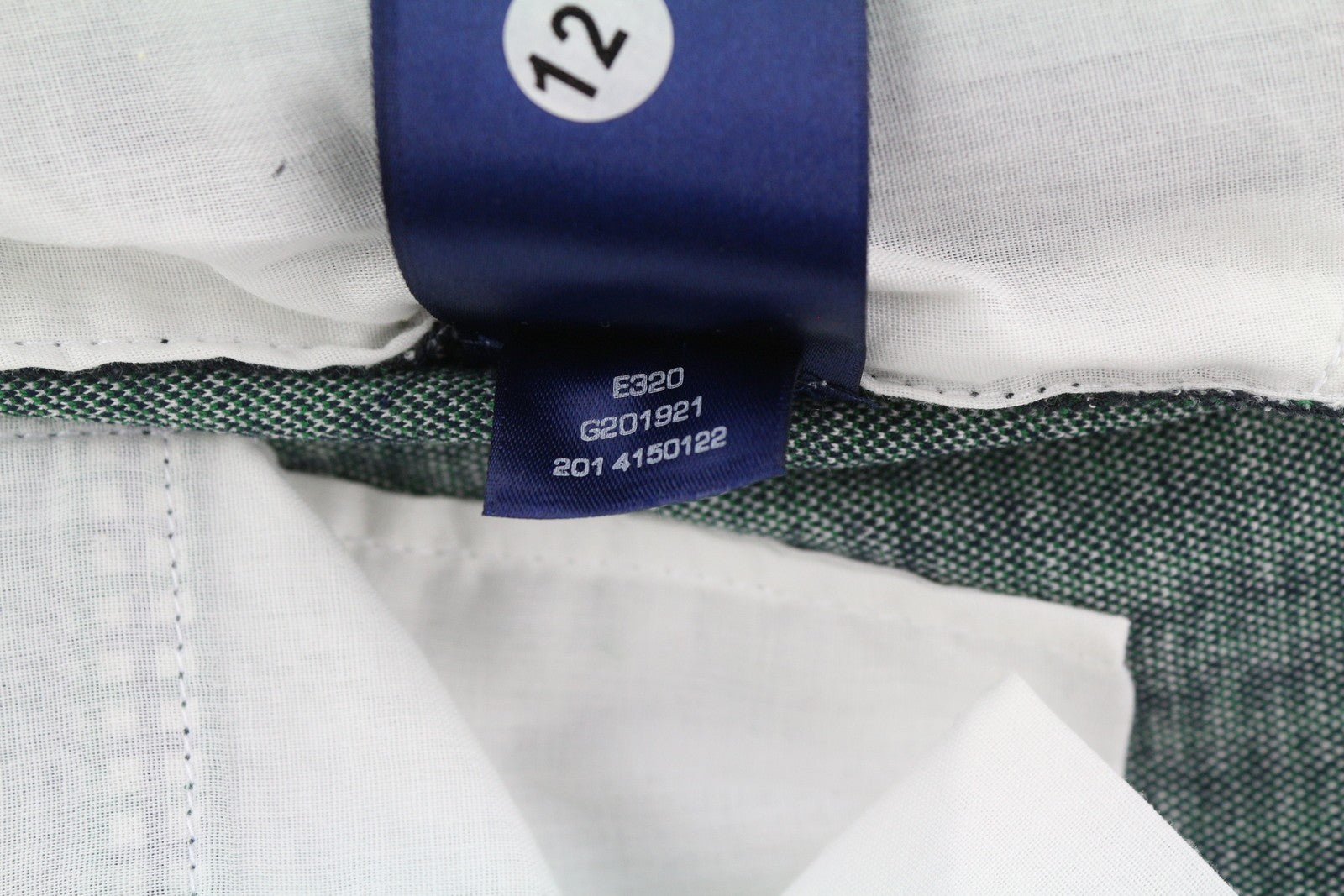 GANT Preppy Check Cigarette Women Trousers EU36 Green Cropped Slim