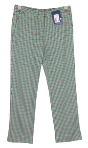 GANT Preppy Check Cigarette Women Trousers EU36 Green Ankle Slim