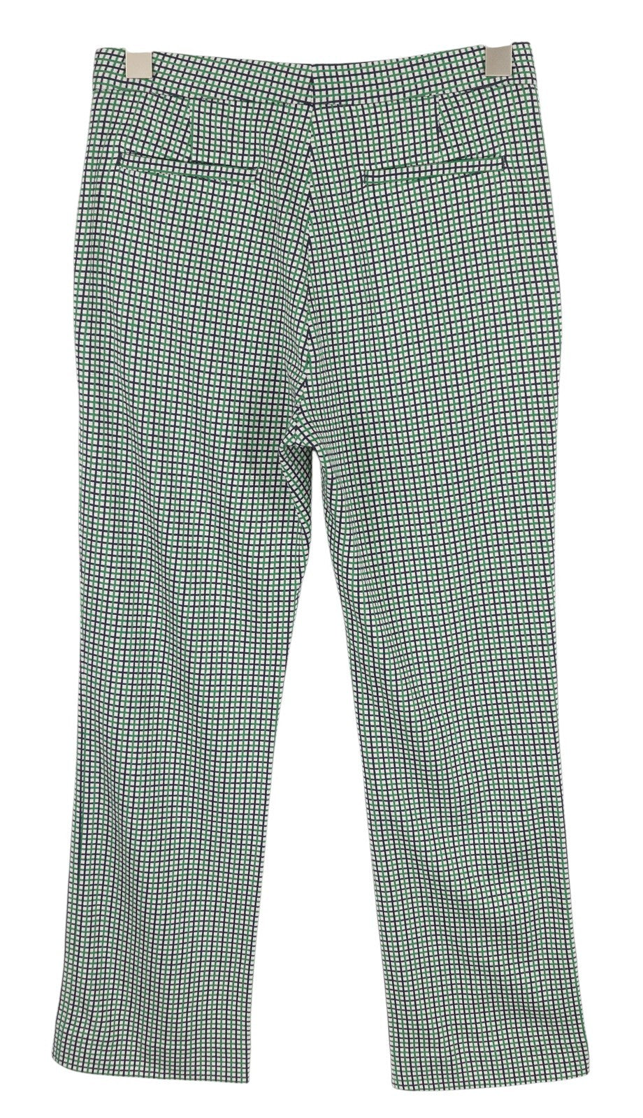 GANT Preppy Check Cigarette Women Trousers EU36 Green Ankle Slim