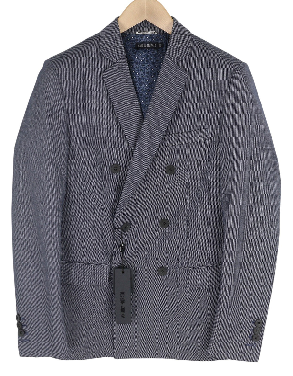 Blue Cotton Blazer